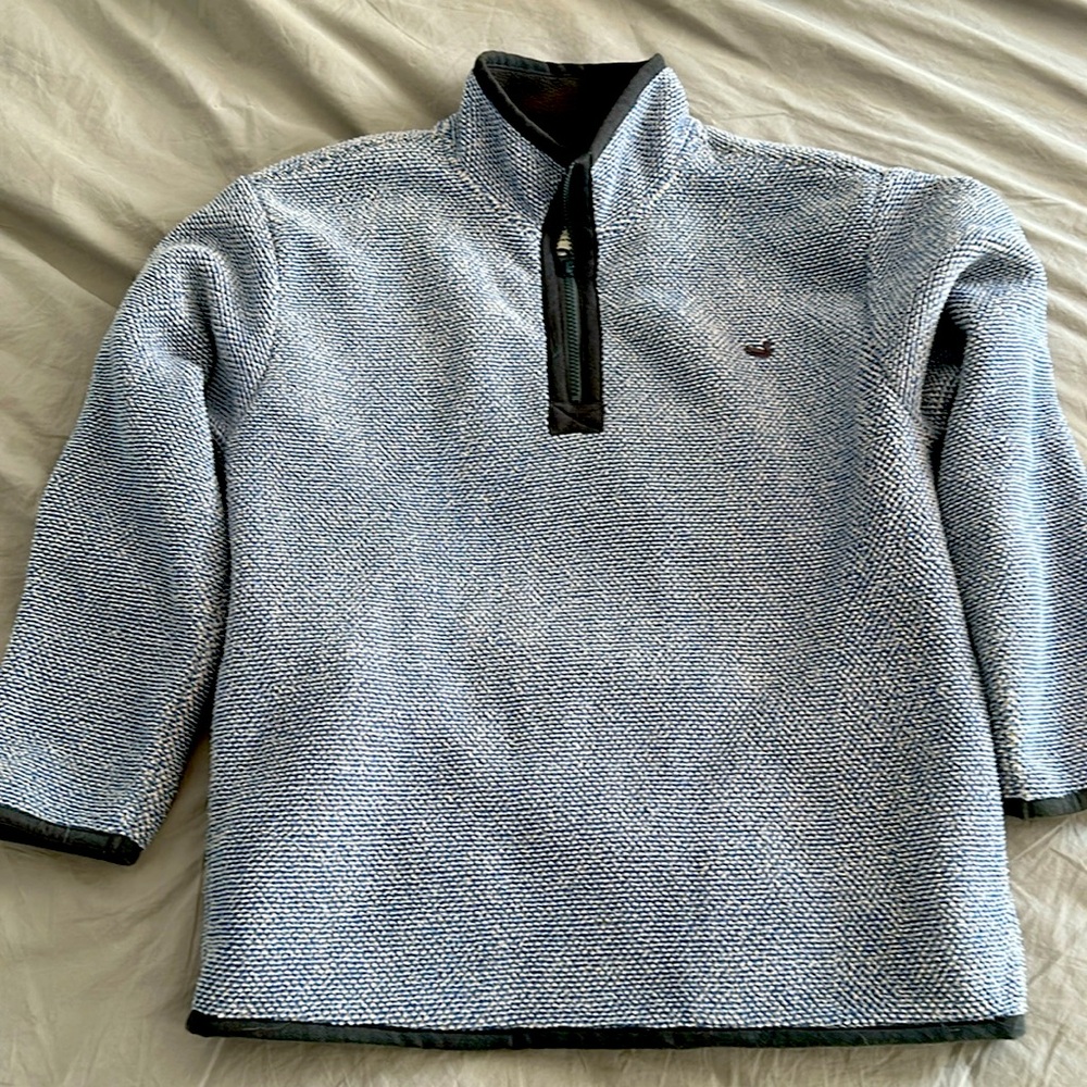 Southern Marsh Men’s large quarter zip blue